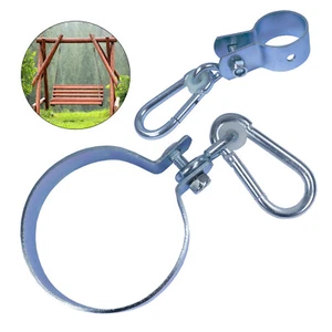 Schaukelschelle Schaukelbefestigung Karabinerhaken Schaukel Schaukelhaken - Bild 1 von 6