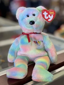 TY Beanie Baby - BIETER der Bär (Ebay & TY Kreditkarte exklusiv) (8,5 Zoll) - Bild 1 von 6