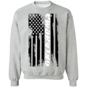 Sudadera cuello redondo bandera estadounidense de Oklahoma - Imagen 1 de 6