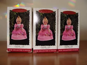 3 HALLMARK KEEPSAKE ORNAMENTS MADAME ALEXANDER CINDERELLA 1995 - Picture 1 of 3