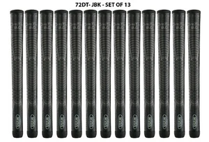 Set di 13 impugnature da golf nere jet Winn DRI-TAC 2.0 OVERSIZE - 72DT-JBK - Foto 1 di 6