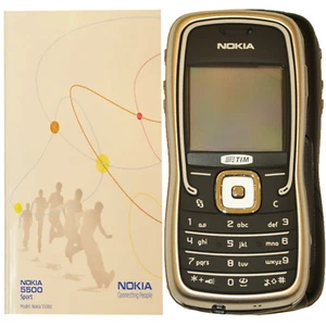 New 1.7" Inch Nokia 5500D Sport Dark Grey 8MB Unlocked 2G GSM Boxed Simfree - Afbeelding 1 van 1