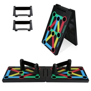ATTREZZO PALESTRA 14 IN 1 FLESSIONI PUSH UP ATTREZZATURA FITNESS BODY BUILDING - Imagen 1 de 4