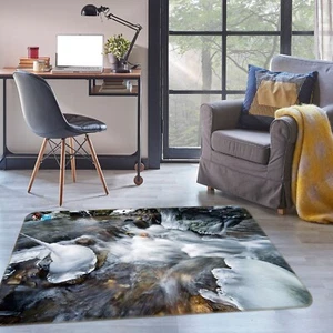 3D Winter Ice River I1241 Mat Elegant Photo Carpet Rug Honey 2023 - Picture 1 of 5