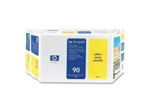 Nowe zapieczętowane pudełko Oryginalne opakowanie OEM HP 90 C5081A żółty atrament, głowica drukująca, środek czyszczący - Zdjęcie 1 z 3