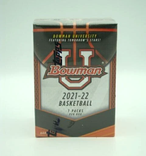 2021-22 Bowman University Basketball Factory Blaster Box (28  Cards)