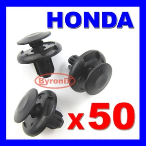 HONDA WHEEL ARCH LINING BUMPER GRILLE SPLASHGUARD TRIM CLIPS PLASTIC PUSH RIVETS - Picture 1 of 1