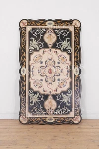 5'x3' antique design marble Dining Table Top conference table pietra dura inlay - Picture 1 of 9