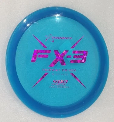 Prodigy Disc FX-3 400 Plastic Fairway Driver Blue W/Purple Shatter Stamp 174 NEW - Image 1 of 3