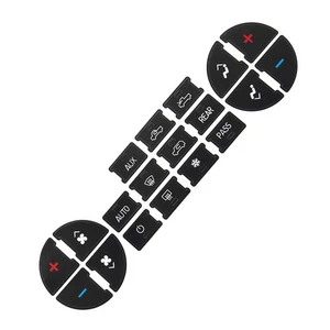 3 Sheets Steering Buttons Repair Decal Sticker Car Modified Stickers - Picture 1 of 12