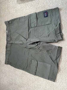 Paul & Shark Khaki Mend Shorts Size W34 - Picture 1 of 8