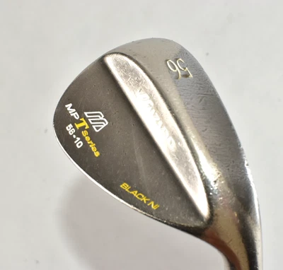 Mizuno MP T Series 56 10 RH Golf Club Wedge DG Stiff Black Ni 35.5in - Image 1 of 4