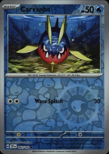 Carvanha Reverse Holo Common SV05: Temporal Forces 042/162 NM - Picture 1 of 2