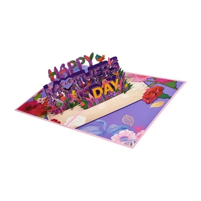 Mother's Day Card Decorative 3D Greeting Card for Wife - Image 1 of 4