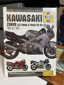 Kawasaki ZX600 ZZ-R600 Ninja ZX6 90 Haynes Publishing Service & Repair Manual - Bild 1 von 16
