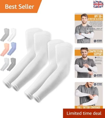 Breathable Cooling Arm Sleeves - Perfect for Outdoor Sports & Tattoo Coverage - Image 1 of 4