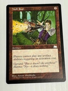 Magic the Gathering Weatherlight NULL ROD MTG Unplayed 1997 - Picture 1 of 1