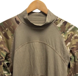 Camicia militare verde tattica mimetica Massif Army Combat ignifuga taglia L - Foto 1 di 5