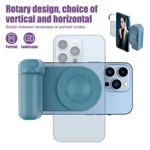 Magnetic Suction Handheld Bluetooth Phone Camera Shutter Hand Grip Holder 2 in 1 - Photo 1 sur 16