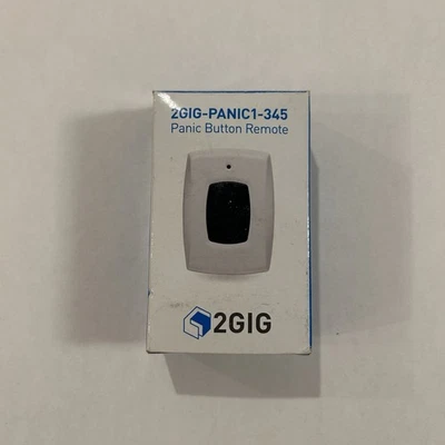 2GIG Wireless Panic Button Remote White (2GIG-PANIC1-345) - Image 1 of 2