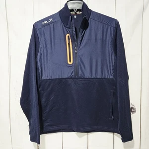Chaqueta polo de golf RLX Ralph Lauren para hombre tecnología térmica triple mezcla talla (L) azul marino - Imagen 1 de 4