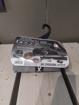 Bolsa de equipo deportivo Franklin Sports JR3 Pulse, negra y gris Foto 1 de 4