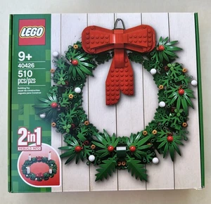 LEGO Corona de Navidad Juego 2 en 1 40426 - Nuevo - Sellado de fábrica - 510 piezas - Imagen 1 de 6