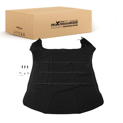All Weather Convertible Top for Mercedes-Benz CLK W209 V6/V8 2004-2009 Black - Image 1 of 4