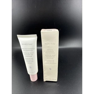 Mary Kay Medium Coverage Foundation Beige 404 356900 Pink Cap NIB New - Picture 1 of 2