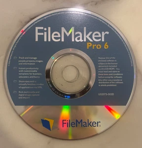 FileMaker Pro 6 CD-ROOM Guide U02073-003D - Free Shipping - Picture 1 of 1