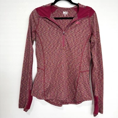 Sudadera con Capucha REI Co-op Screeline Para Mujer Rosa Mediana Rendimiento Senderismo Correr al Aire Libre Foto 1 de 4