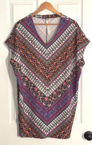 UNCLE FRANK ANTHROPOLOGIE Damen mehrfarbiges Paisley Boho Tunika Kleid Gr. S - Bild 1 von 8