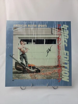 BIL MURI SIGNED American Motor Sports DELUXE 420 CC Edition Blue Splatter Vinyl - Image 1 of 2