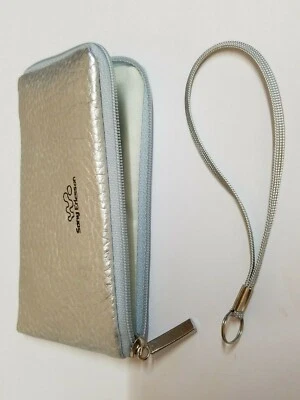 5" Nuevo Raro Sony Ericsson Plata Pequeña Bolsa Fiesta Teléfono Estuche Soporte Foto 1 de 4