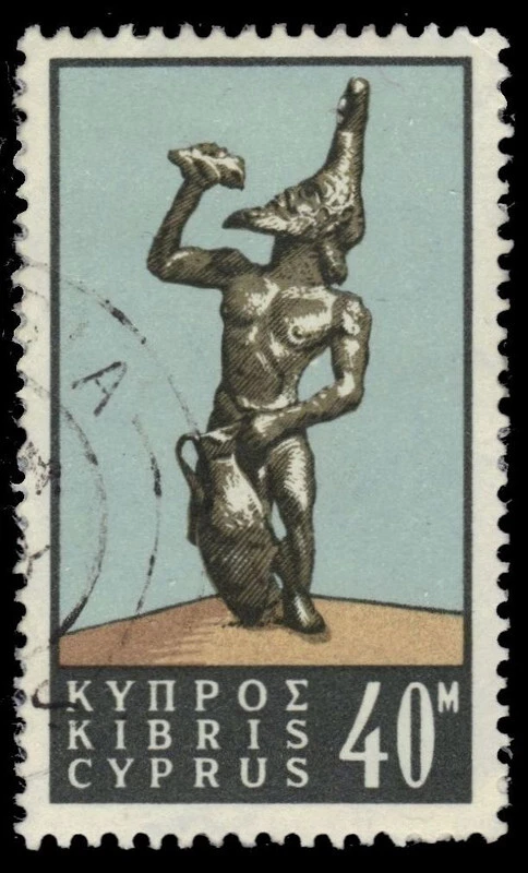 CHIPRE 248 (SG253) - Industria del vino "Vino para beber sátiro" (pf36520) Foto 1 de 1