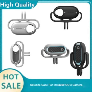 Staffa ammortizzante per fotocamera Insta360 GO 3 custodia protettiva silicone SDE - Foto 1 di 25