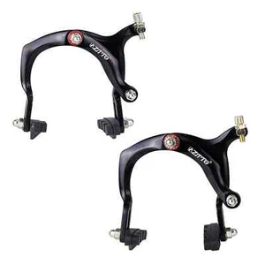 Bike Brake Long Arm Calipers Aluminum Alloy Bicycle C Brake Caliper Front Rear - Picture 1 of 9