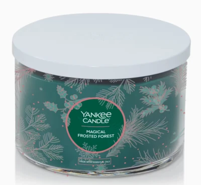 Yankee Candle Magical Frosted Forest 3-wick Scented Candle 🌲Christmas 18 oz 🌲 - Image 1 of 4