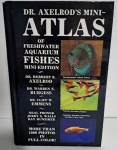1987 Dr. Axelrod's Mini-atlas of Freshwater Aquarium Fishes Hardcover VTG - Picture 1 of 10