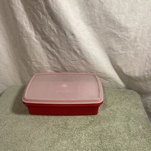 VINTAGE TUPPERWARE 767 STOW N GO 3pc ORGANIZER Red/Blue Pick Your Favorite - Picture 1 of 12