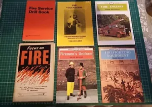 Focus On Fire, The Volunteers Bournemouth, Drill Book, 3xshire Fire Brigade Bks - Picture 1 of 9