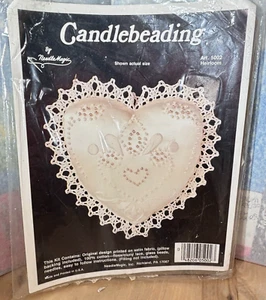 "Kit de cuentas de velas mágicas de aguja almohada en forma de corazón 5"" #5002 reliquia" - Imagen 1 de 5