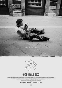 I Am Heath Ledger 2017 poster film coreani volantini (taglia A4) - Foto 1 di 8