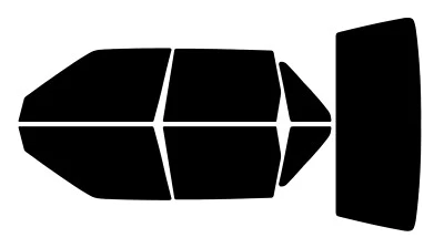 Тонировка окна для седана Volvo 850 1993-1997 предварительно нарезанная нанокерамическая автомобильная пленка комплект - Изображение 1 из 4