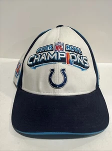 Indianapolis Colts 2007 Super Bowl 41 Champions NFL Reebok Adjustable Hat Cap - Picture 1 of 9