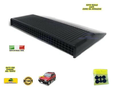 Presa d'aria Cofano per Panda Sisley Anteriore Kit Griglia Nero per auto - Immagine 1 di 3