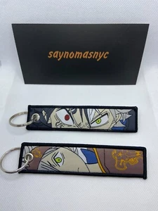 Cordón Black Clover Anime Manga Asta Key Jet Tag - Imagen 1 de 1