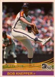 1984 Donruss Baseball #572 - Bob Knepper - Houston Astros 84-482 - Bild 1 von 2