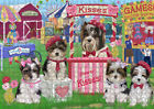 Carnival Kissing Booth Dog Cat Jigsaw Puzzle With Photo Tin, Pet Lovers Gift