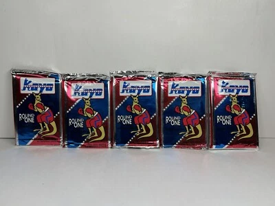 KAYO Lot of 5 Packs 1991-1992 Series Boxing Cards Round One Premiere Edition NEW - Image 1 of 4